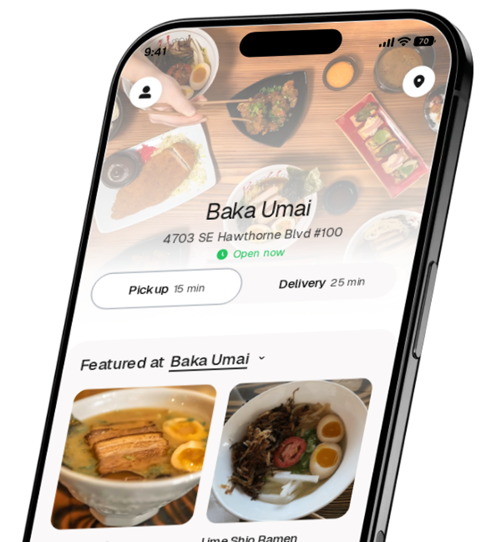Baka Umai app preview